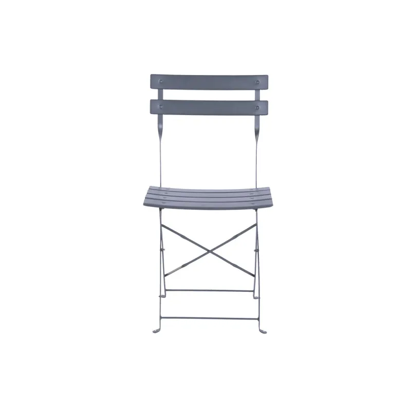 Table set with 2 chairs Home ESPRIT Grey 60 x 60 x 71 cm