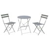 Table set with 2 chairs Home ESPRIT Green 60 x 60 x 71 cm