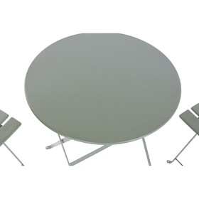 Table set with 2 chairs Home ESPRIT Green 60 x 60 x 71 cm