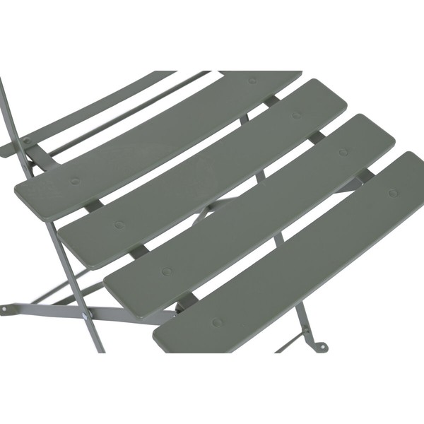 Table set with 2 chairs Home ESPRIT Green 60 x 60 x 71 cm