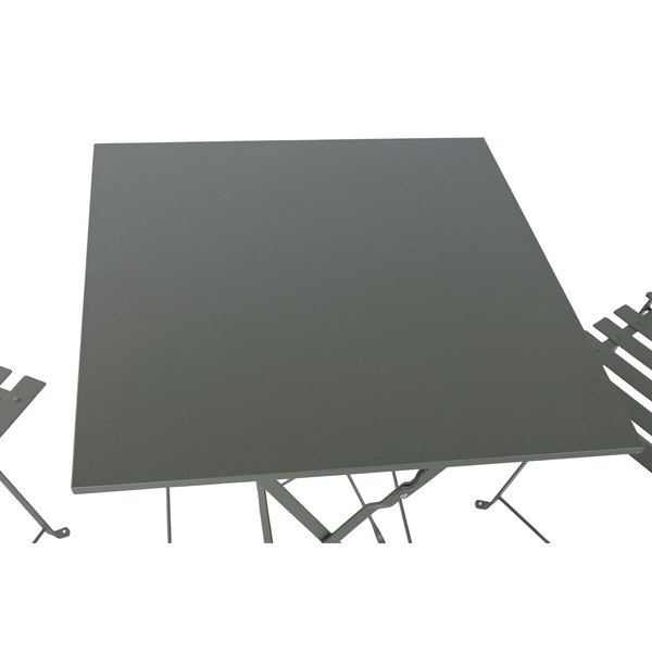 Table set with 2 chairs Home ESPRIT Green 60 x 60 x 71 cm