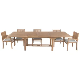 Table set with chairs Home ESPRIT 210 X 100 X 76 CM