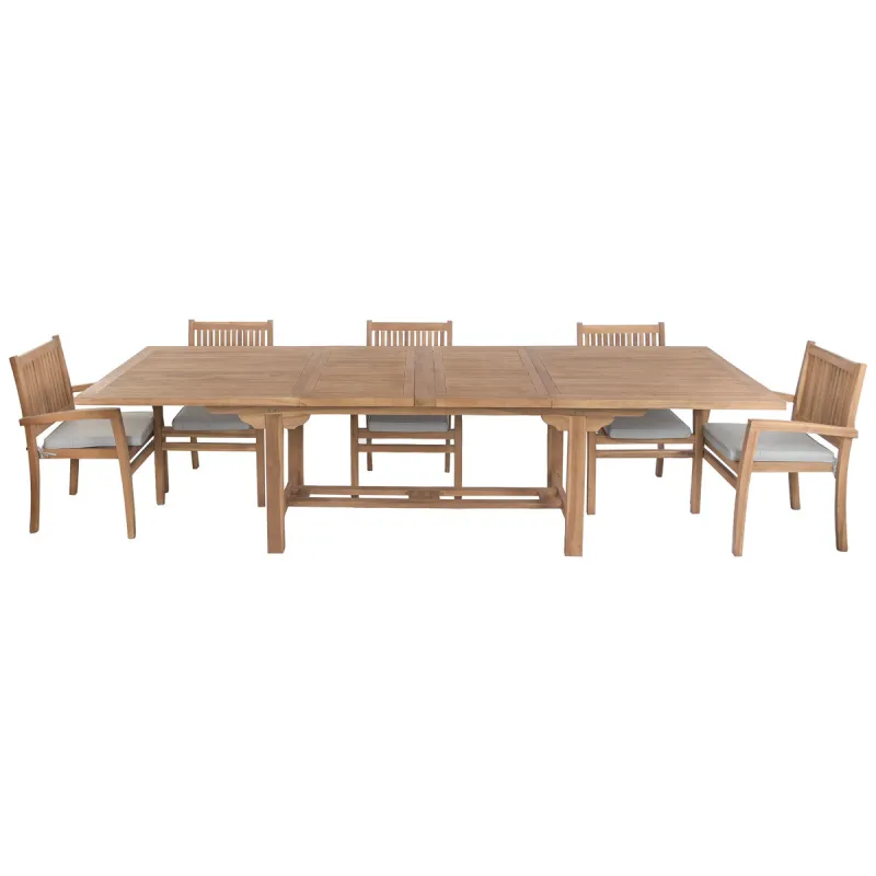 Table set with chairs Home ESPRIT 210 X 100 X 76 CM