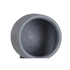 Set of Planters Home ESPRIT Dark grey Fibre Magnesium 50 x 50 x 54 cm (4 Units)