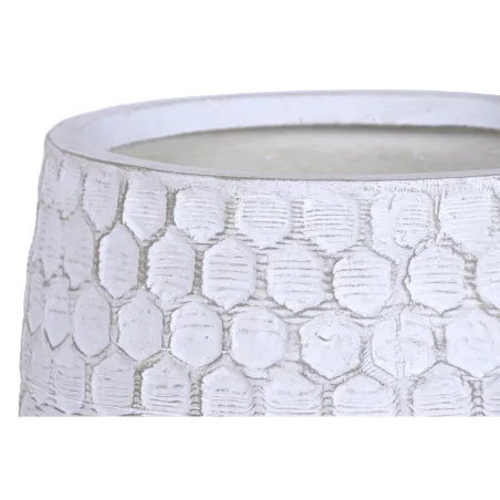Set of Planters Home ESPRIT Grey Fibre Magnesium 50 x 50 x 54 cm (4 Units)