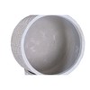 Set of Planters Home ESPRIT Brown Grey Fibre Magnesium 51 x 51 x 51 cm (3 Pieces)