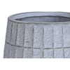 Set of Planters Home ESPRIT Grey Fibre Magnesium 50 x 50 x 50 cm (3 Pieces)