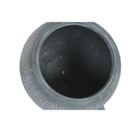 Set of Planters Home ESPRIT Turquoise Fibre Magnesium 55 x 55 x 38 cm (2 Pieces)