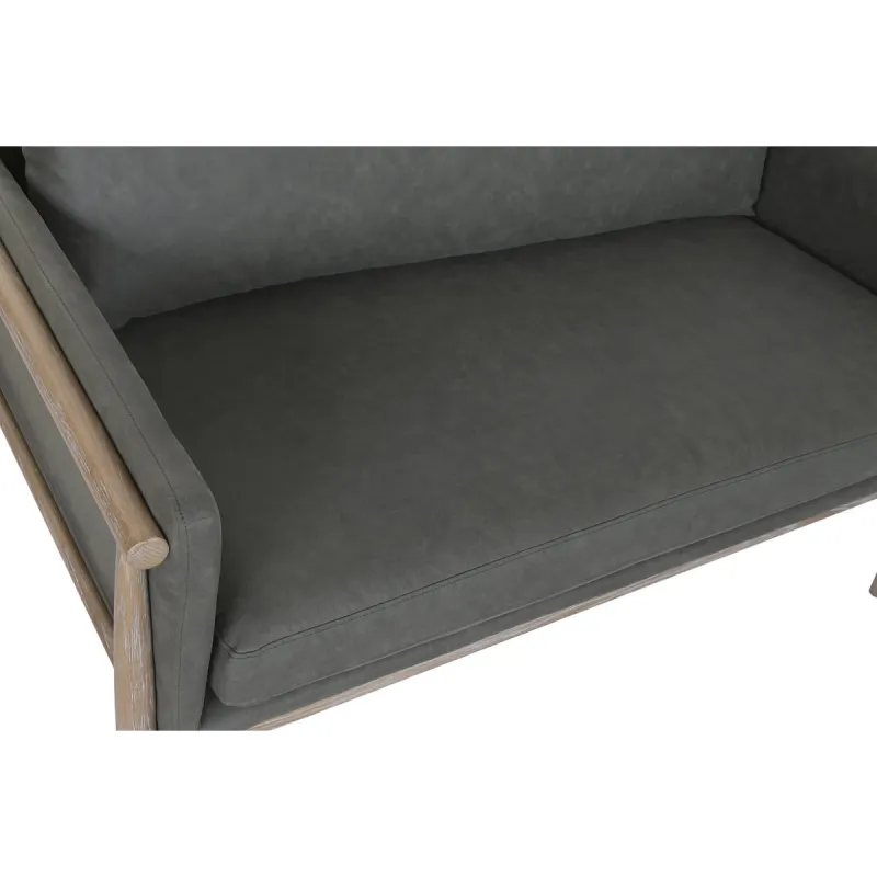 Sofa Home ESPRIT Brown Green Urban Stripped 126,5 X 75 X 82 CM