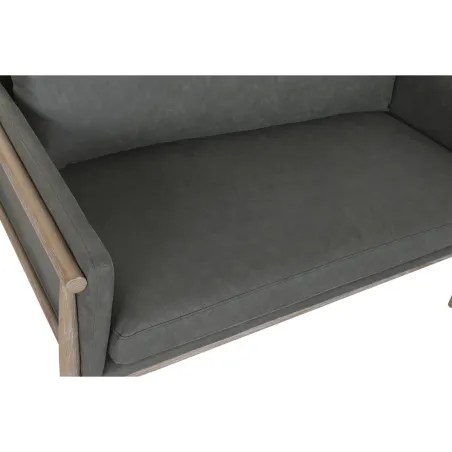 Sofa Home ESPRIT Brown Green Urban Stripped 126,5 X 75 X 82 CM