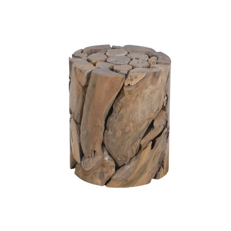 Footrest Home ESPRIT Brown 35 x 35 x 40 cm