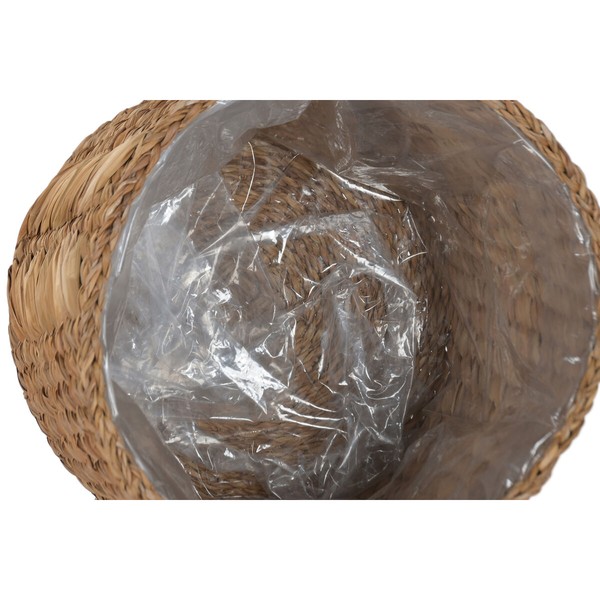 Set of Planters Home ESPRIT Natural Natural Fibre 38 x 38 x 36 cm