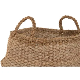 Basket set Home ESPRIT Natural Jute Seagrass (2 Pieces)
