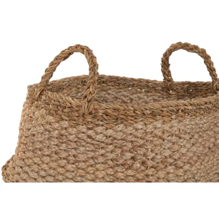 Basket set Home ESPRIT Natural Jute Seagrass (2 Pieces)