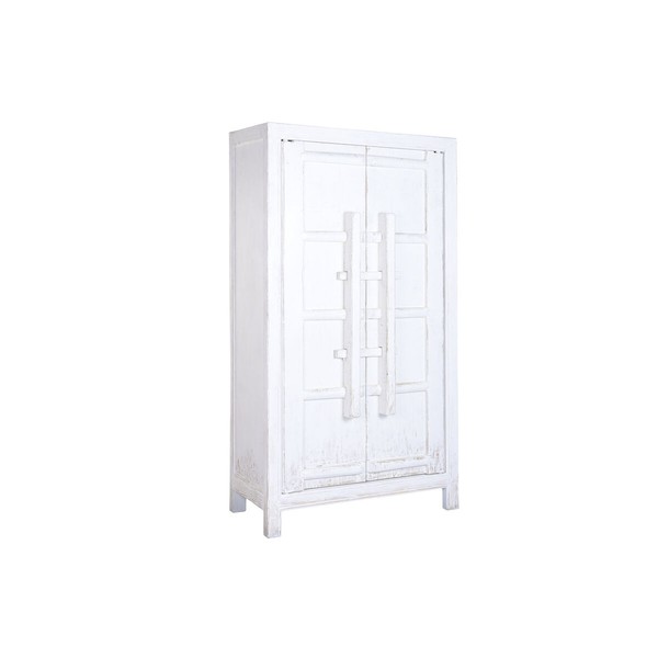 Cupboard Home ESPRIT White Elm wood 115 x 48 x 210 cm