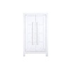 Cupboard Home ESPRIT White Elm wood 115 x 48 x 210 cm