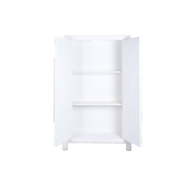 Cupboard Home ESPRIT White Elm wood 115 x 48 x 210 cm