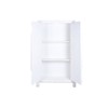 Cupboard Home ESPRIT White Elm wood 115 x 48 x 210 cm
