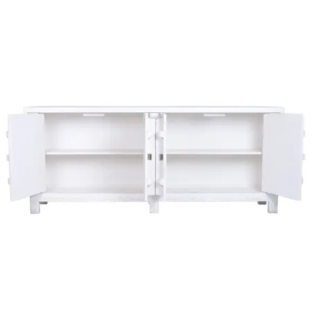 Sideboard Home ESPRIT White Elm wood 230 x 48 x 96 cm