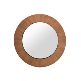 Wall mirror Home ESPRIT Brown Sixties 91 X 4,5 X 91 CM