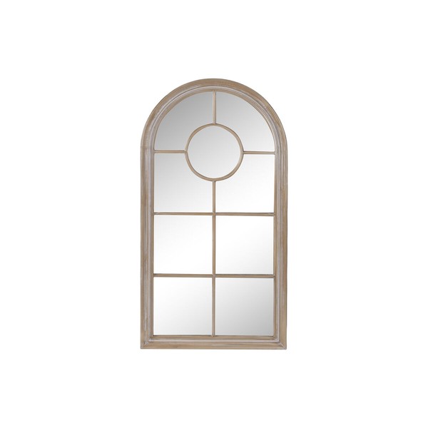 Wall mirror Home ESPRIT White Natural Cottage Window 68 x 4 x 128 cm