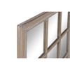 Wall mirror Home ESPRIT Natural Window 90 x 3,5 x 120 cm