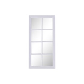 Wall mirror Home ESPRIT White Window 57,5 X 3,5 X 118 CM