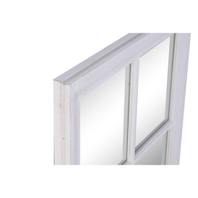 Wall mirror Home ESPRIT White Window 57,5 X 3,5 X 118 CM