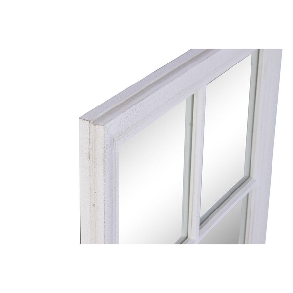 Wall mirror Home ESPRIT White Window 57,5 X 3,5 X 118 CM