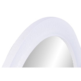 Wall mirror Home ESPRIT White Scandi 80 x 2,8 x 80 cm