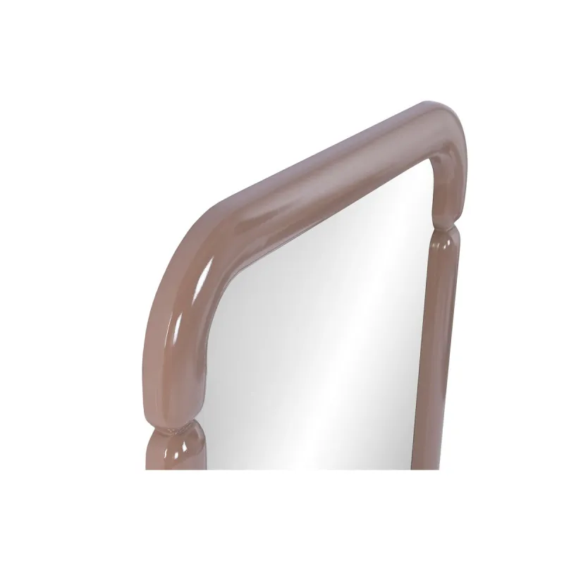 Wall mirror Home ESPRIT Moka Modern Lacquered 70 X 4 X 106 CM