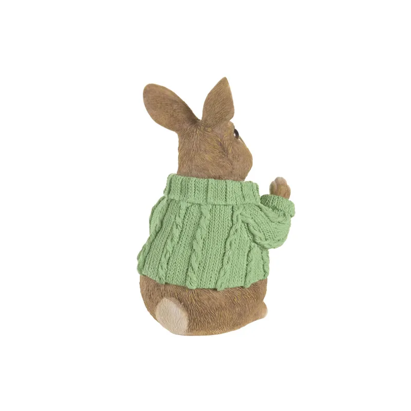 Decorative Figure Home ESPRIT Multicolour Rabbit Shabby Chic (3 Units)