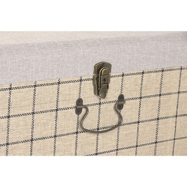 Set of Chests Home ESPRIT Black Beige Polyester Wood Scandi 60 X 40 X 38 CM (3 Units)