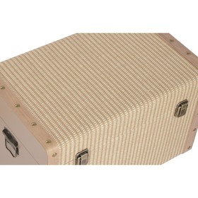 Set of Chests Home ESPRIT Natural Wood Traditional 54 x 36 x 36 cm (3 Units)
