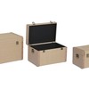 Set of Chests Home ESPRIT Natural Wood Traditional 54 x 36 x 36 cm (3 Units)