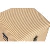 Set of Chests Home ESPRIT Natural Polyester Wood Traditional 80 x 40 x 44 cm (3 Units)