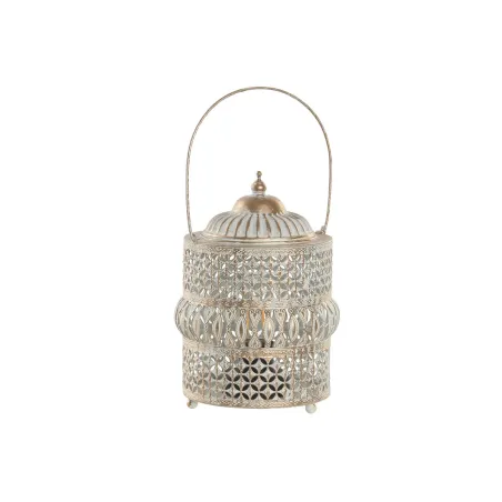 Lantern Home ESPRIT White Golden Metal Arab 14,5 X 14,5 X 19,5 CM