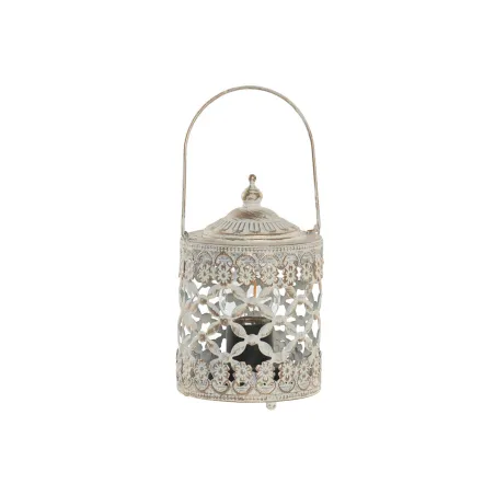 Lantern Home ESPRIT White Golden Metal Crystal Arab 9 x 9 x 14,5 cm
