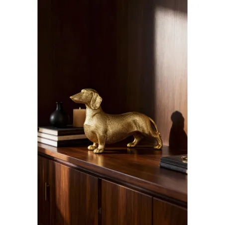Decorative Figure Home ESPRIT Golden Dog