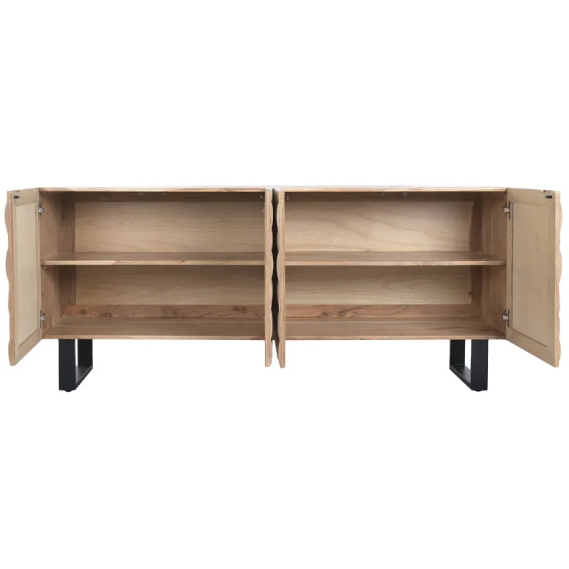 Sideboard Home ESPRIT Metal Acacia 173 X 44 X 85 CM