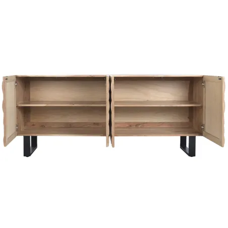 Sideboard Home ESPRIT Metal Acacia 173 X 44 X 85 CM