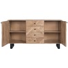 Sideboard Home ESPRIT Metal Acacia 160 x 40 x 85 cm