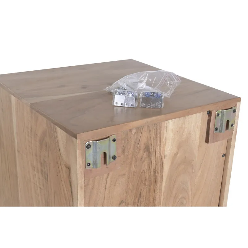 Display Stand Home ESPRIT Crystal Acacia 40 x 40 x 115 cm