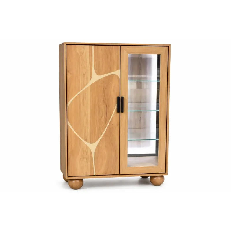 Display Stand Home ESPRIT Crystal Acacia 100 x 40 x 150 cm