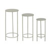 Set of 3 tables Home ESPRIT Green 32 x 32 x 70 cm (3 Pieces)