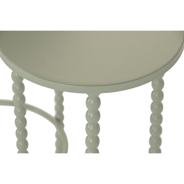 Set of 3 tables Home ESPRIT Green 32 x 32 x 70 cm (3 Pieces)