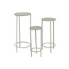 Set of 3 tables Home ESPRIT Green 32 x 32 x 70 cm (3 Pieces)