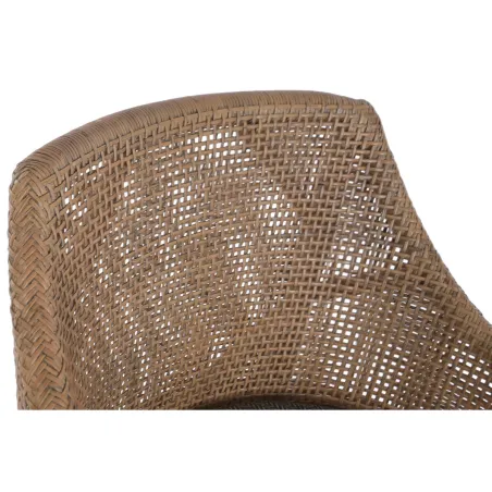 Stool Home ESPRIT Brown Grey Rattan 51 X 52 X 100 CM