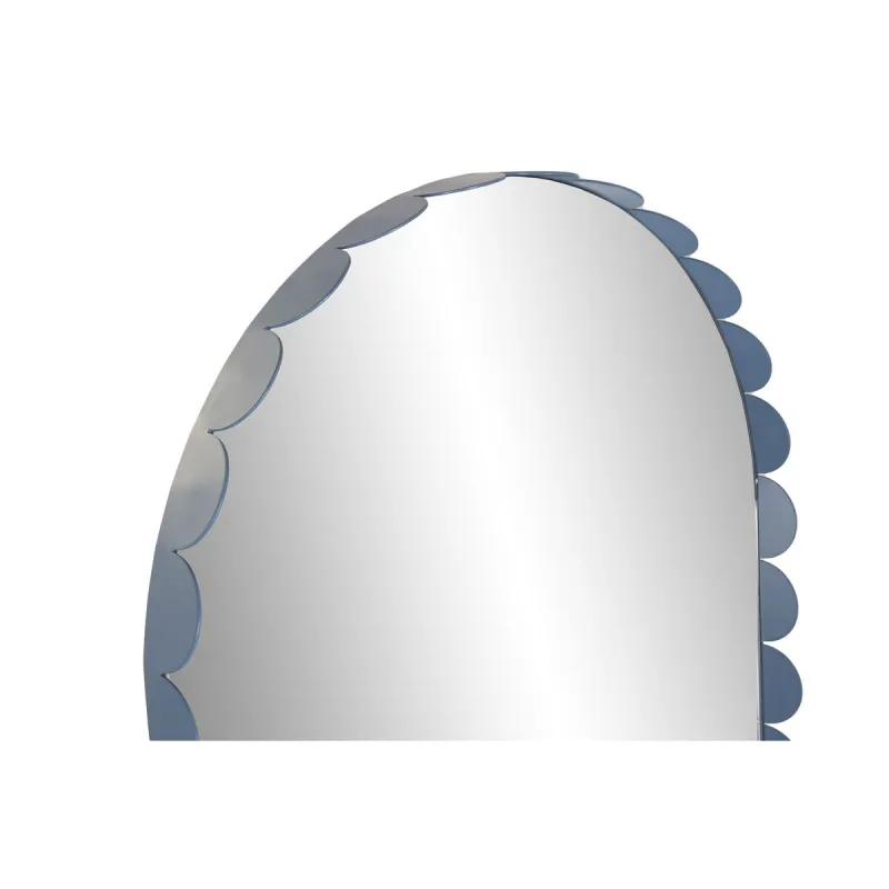 Free standing mirror Home ESPRIT Blue Metal 50 x 50 x 155 cm
