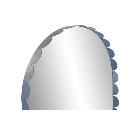 Free standing mirror Home ESPRIT Blue Metal 50 x 50 x 155 cm